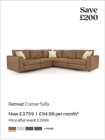 Retreat corner sofa